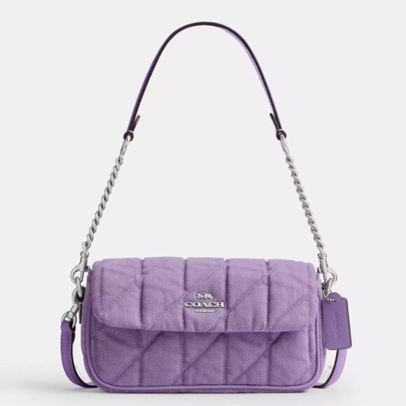 Coach Purple Crossbody Bag - Picture 1 of 7